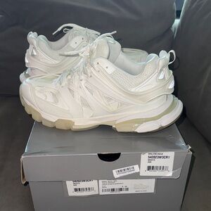 Balenciaga Cream Athletic Shoes